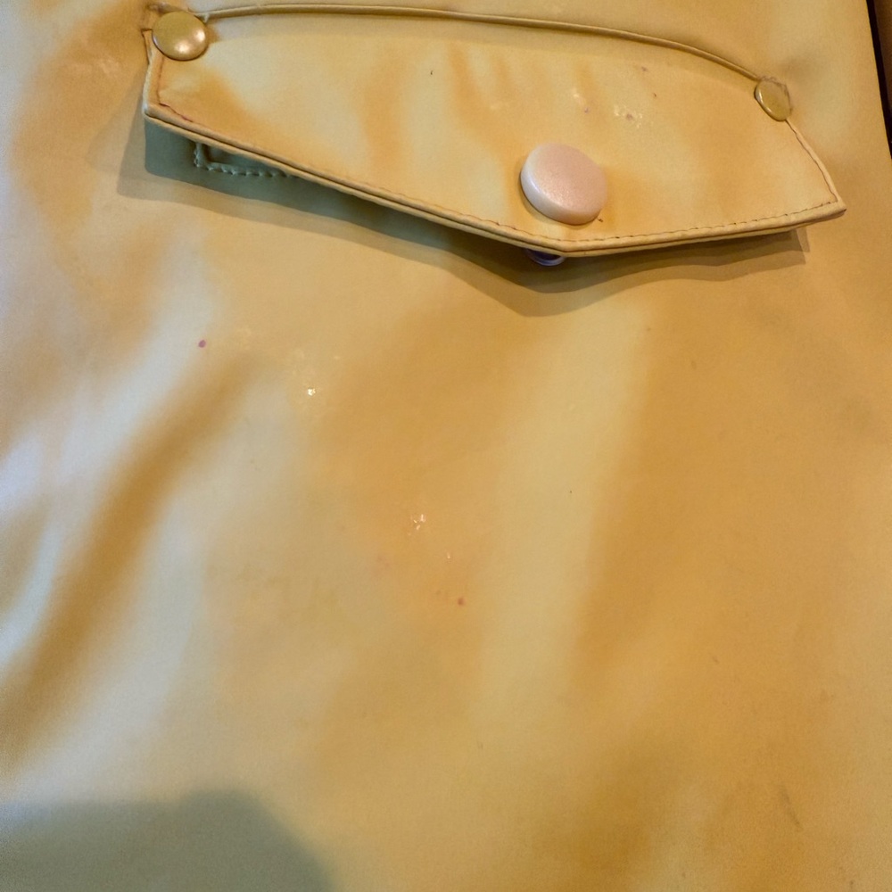 Mini Boden Bright Yellow Kids Raincoat - Picture 3 of 4